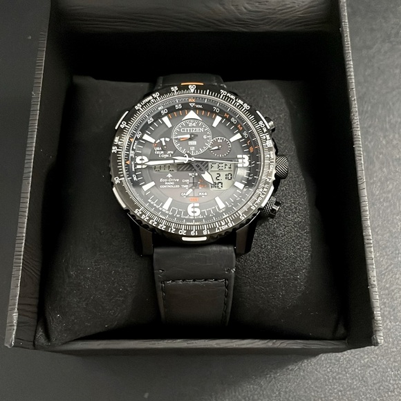Citizen Quartz Analog-Digital Black Dial Watch